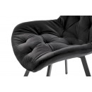 Стул HALMAR K519 черный/черный, поворотный